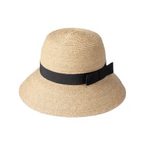 Natural Raffia Straw Bucket Hat