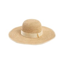 Raffia Wide Brim Foldable Hand Crochet Straw Hat