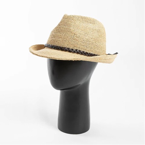 Raffia Hand Crochet Short Brim Hat Raffia Hand Crochet Short Brim Hat