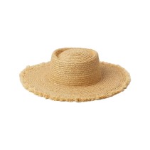 Raffia Straw Wide Brim Sun Hat