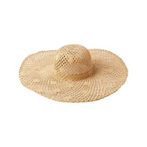 Raffia Straw Hand-Woven Hollow Floppy Hat