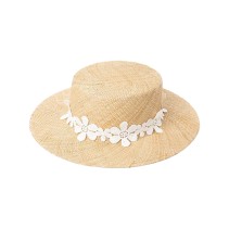 Natural Raffia Straw Hat