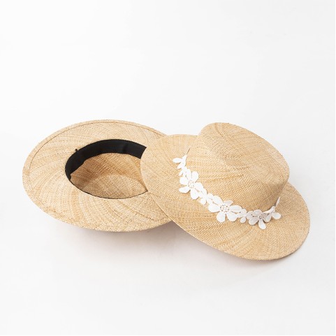 Natural Raffia Straw Hat