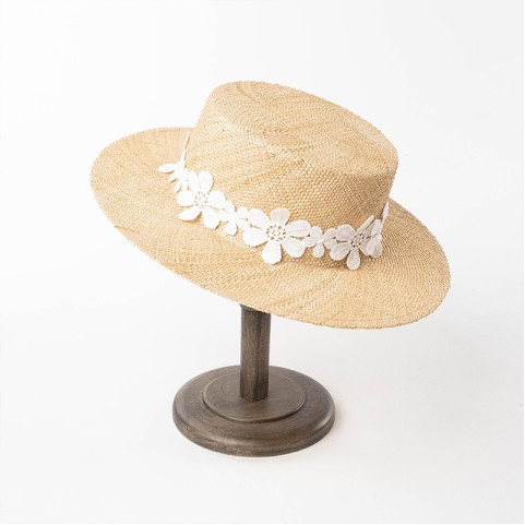 Natural Raffia Straw Hat