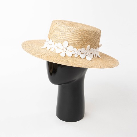 Natural Raffia Straw Hat