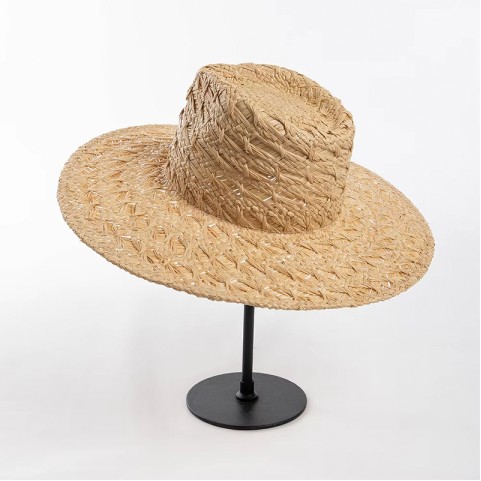 Raffia Wide Brim Hand-Woven Straw Hat