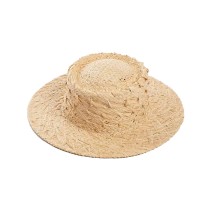 Natural Raffia Straw Wide Brim Handwoven Hat