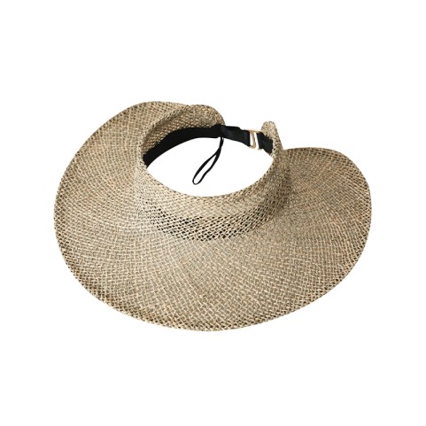 Salt Grass Woven Open Crown Wide Brim Hat