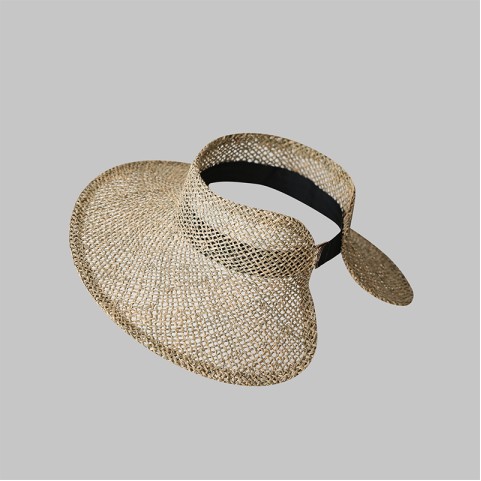 Salt Grass Woven Open Crown Wide Brim Hat