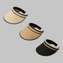 Open-top Wide Brim Straw Sun Hat