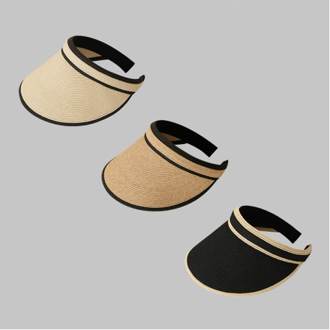 Open-top Wide Brim Straw Sun Hat Open-top Wide Brim Straw Sun Hat