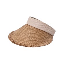 Breathable Hollow Top Woven Wide Brim Straw Hat