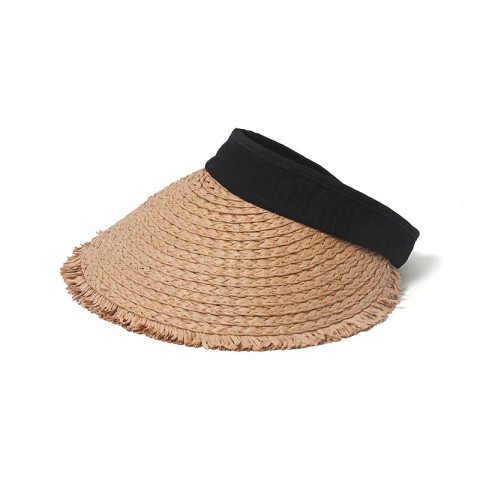 Breathable Hollow Top Woven Wide Brim Straw Hat
