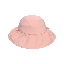 Elegant Bow-Decorated Ladies Bucket Hat