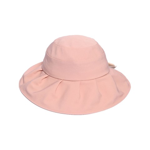 Elegant Bow-Decorated Ladies Bucket Hat