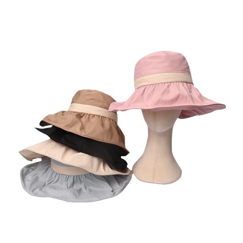 Portable Folding Wide Brim Bucket Hat
